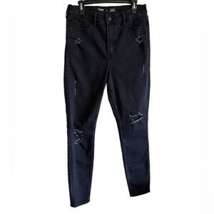 Old Navy Women's Distressed Extra High-rise Rockstar Super Skinny Jeans Tall Fit